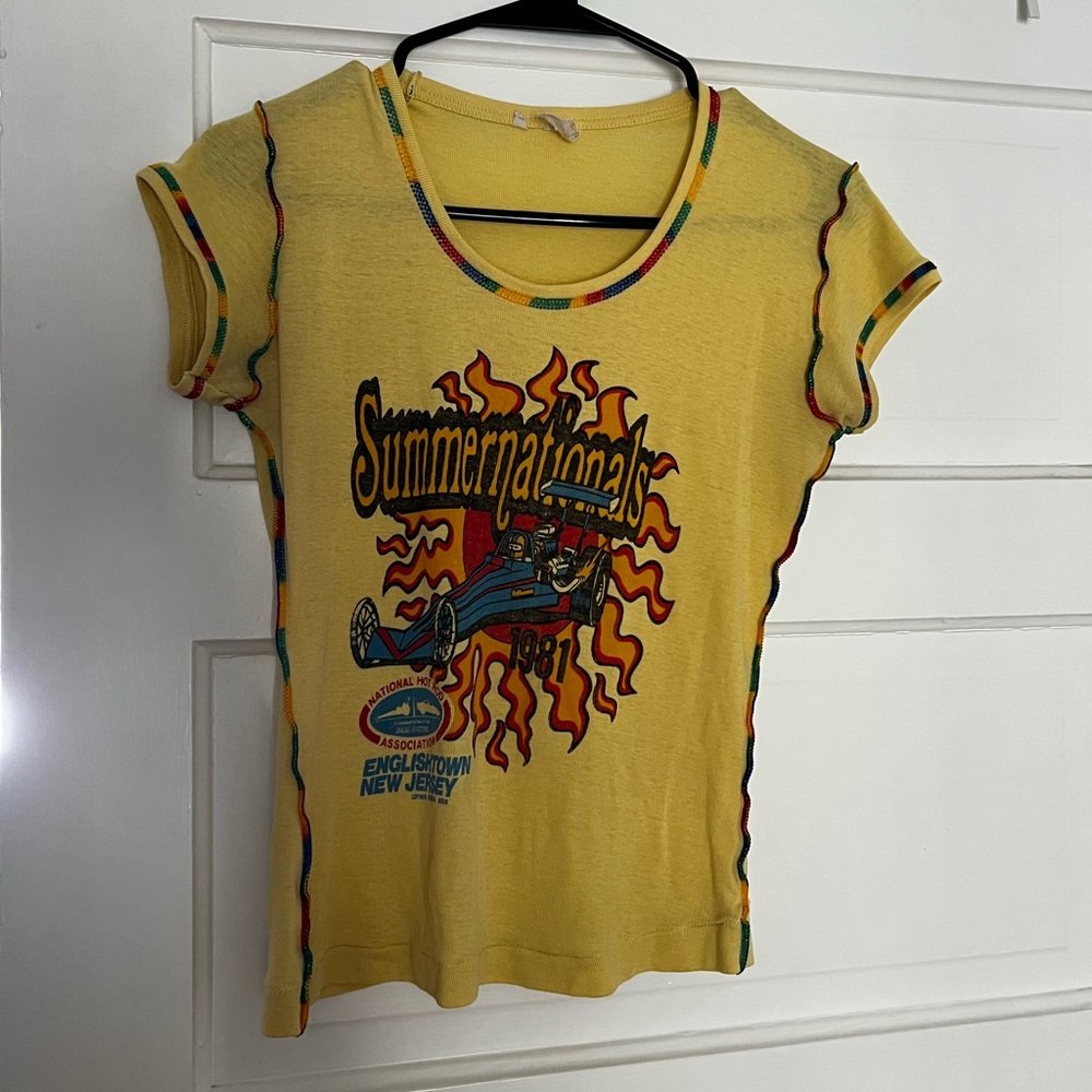 80’s Vintage SummerNationals Hot Rod graphic tee